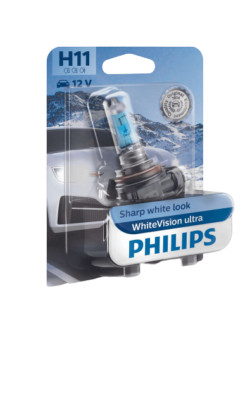 H11 ultra halogen PH-12362WVUB1 12V 55W PGJ19-2 PHILIPS