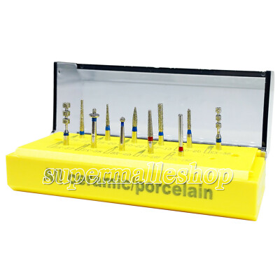 DENTAL Diamond Burs All Ceramic/Porcelain /Anterior Veneer/Broken Crown/Standard