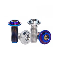 titanium screw butterfly shape head m8x20mm motorcycle disc brake fixing screws