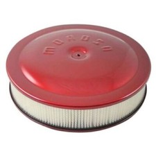 Moroso 65905 Air Cleaner Kit 14 In. X 3 In. Aluminum Red Powder Coat Moroso 65905 Air Cleaner Kit 14 In. X 3 In. Aluminum Red Powder Coat