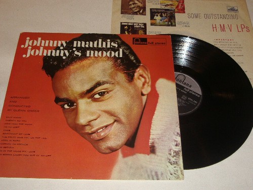 JOHNNY MATHIS 'Johnny's Mood' 1960 UK LP - Stay Warm, How High The Moon, Once - Picture 1 of 1