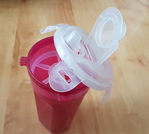 Lock & Lock, Shaker, Trinkbecher, Mixbecher, Messbecher, 690ml, Beere, Unbenutzt - Bild 2 von 2