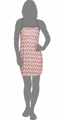 $100 The North Face Women's Red Exposure Printed Strappy Tank Dress Size Small