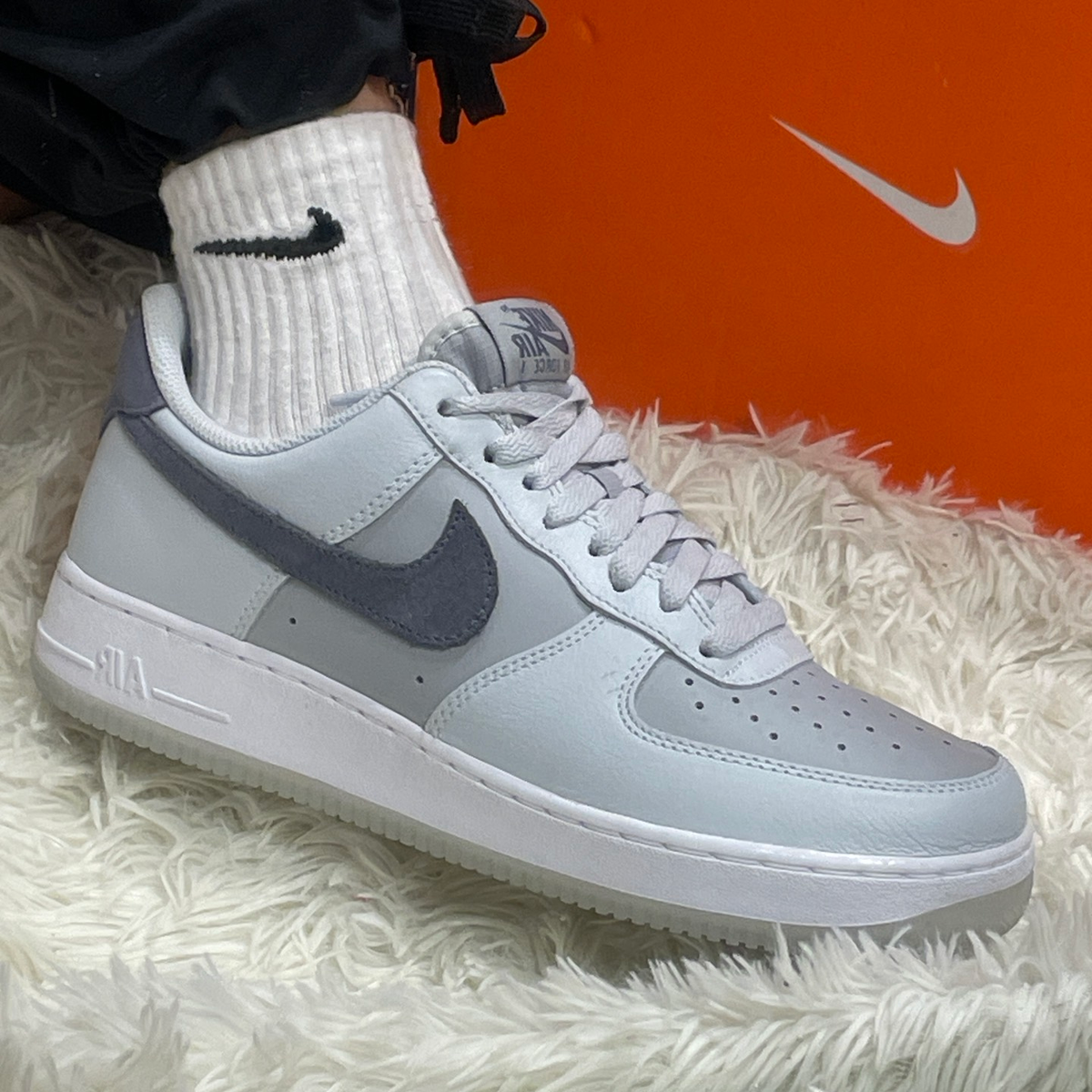Nike Air Force 1 Low Light Smoke Grey - FJ4170-001 | eBay