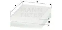 Filtre d'habitacle Ford P 100