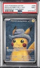 2023 POKEMON SVP POKEMON X VAN GOGH #085 PIKACHU WITH GREY FELT HAT PSA 9