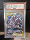 MEWTWO & MEW GX SM191 PSA 10 BLACK STAR PROMO POKEMON 2019 FULL ART SUN & MOON