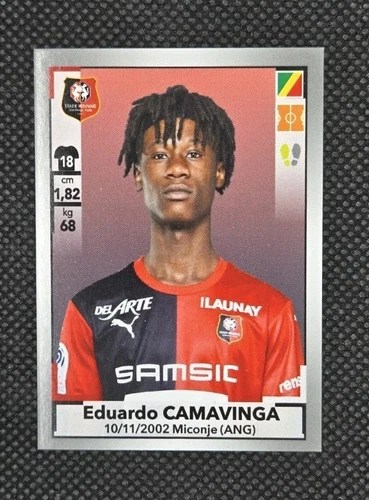 2019-2020 Eduardo CAMAVINGA  PANINI Rookie #424 Foot Real Madrid, FRANCE