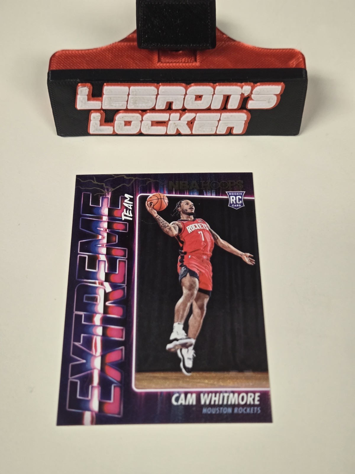 2023-24 Panini NBA Hoops - Extreme Team #5 Cam Whitmore Rookie - Houston Rockets