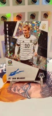 Julian Brandt Colour Match Auto Panini Mosaic Autographs Deutschland DFB BVB Bor