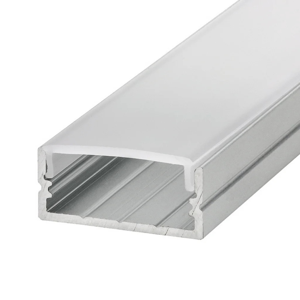 LED Tape Frosted Profile For 23mm x 10mm 2m Diffuser Surface-Mount Integral