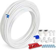 ilauke 15M Water Supply Pipe Tube + Fridge Connector Kit For A-10pcs Set