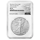 2025-W Burnished $1 American Silver Eagle NGC MS70 ER ALS Label