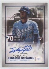 2021 Topps 70 Years of Baseball Edward Olivares #70YA-EO Auto 0t2