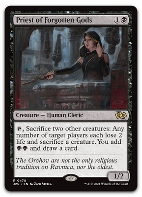 Priest of Forgotten Gods #478 (NM) Foundations Jumpstart J25 Magic MTG