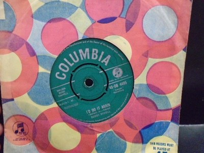 BOBBY RYDELL '' I`D DO ITAGAIN/VOLARE  '' Or.UK  GREEN COLUMBIA EX+ COND.IN Or.SL.