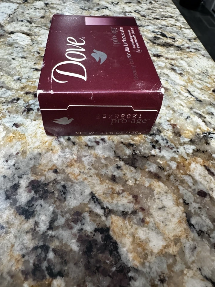 DiscontinuedDove Pro-Age Jabón Barra Crema Hidratante con Aceite de Oliva 4.25 OZ NUEVO Foto 2 de 2