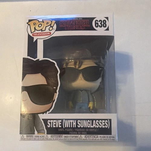 Funko Pop! Vinyl Stranger Things Steve (with Sunglasses) #638 Television Figure