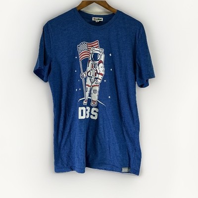 Tipsy Elves Graphic T-Shirt Dibs Moon Landing Astronaut Size L