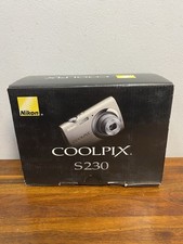 Nikon Coolpix S230 Silver Digital Camera 10.0MP Brand New, Open Box TESTED