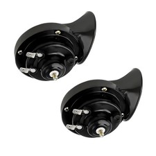 2 Pack 12V Super Loud Train Horns Vehicle Air Electric Snail Horn for Truck