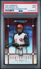 2001 Donruss Ken Griffey Jr. Elite Series Dominators /25 PSA 9 MINT POP 1 RARE!