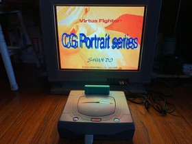 Victor V-Saturn RG-JX2 console system RG-CP6 pads RG-VC2 video cd vcd card sega