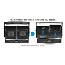 Dual Joint 4PIN CCD Backup Camera IR Night Vision Dual lens of Reverse camera — image 9