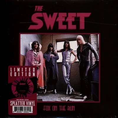 The Sweet - Fox On The Run Pink Black Splatter Vinyl (2023 - EU - Original) - Bild 1 von 2