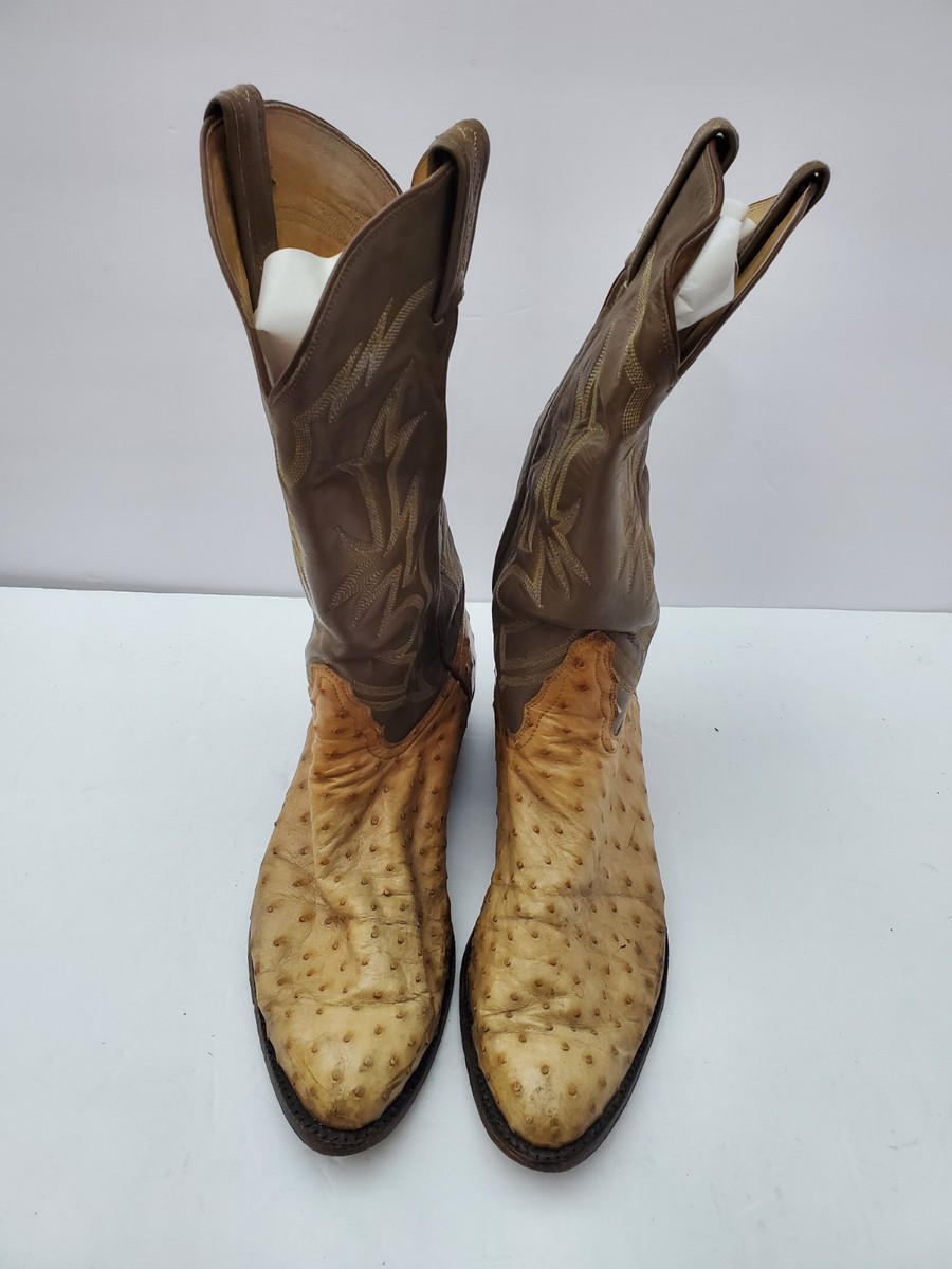 Tony Lama Vintage El Rey Mens cowboy boots Full Quill  display picture 2