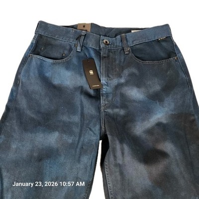 G-Star Raw Men s Type 96 Loose 33x34 Vintage Denim Sea Blue Jeans New Country