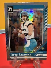Trevor Lawrence Holo Prizm 2024 Panini Donruss Optic #88 Jacksonville Jaguars