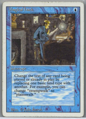 Heavily played Magical Hack # Unlimited Edition W/Tracking