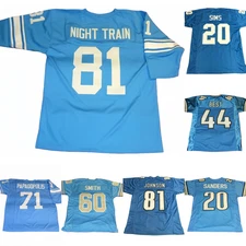 Custom Adult/Youth 2025 blue Limited All Stitched Jersey NWT Sz S-6XL