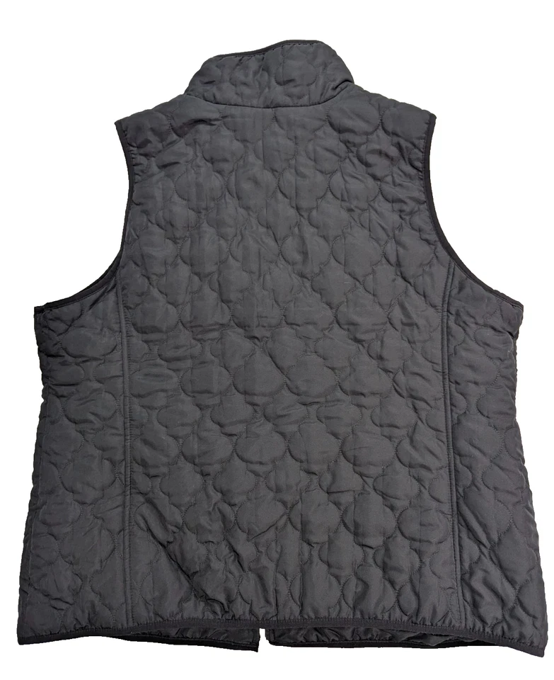 Chaleco acolchado Jason Maxwell para mujer talla 1X negro colección de ropa exterior Foto 3 de 4