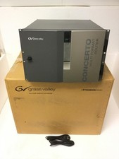 NEW GRASS VALLEY Concerto Multi-Format Router W/2XCrs2001 Fast Controller,WORKNG