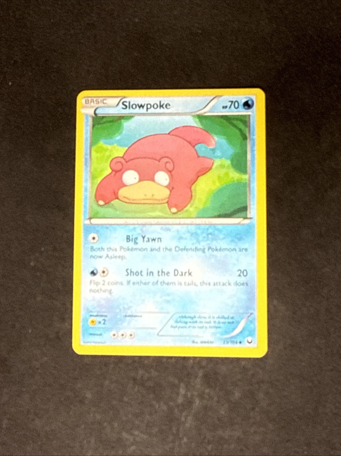 NM Slowpoke 23/108 Dark Explorers Regular