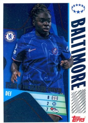 19 - Sandy Baltimore - 2024/25 UCL Champions League 2025 2026 Sticker