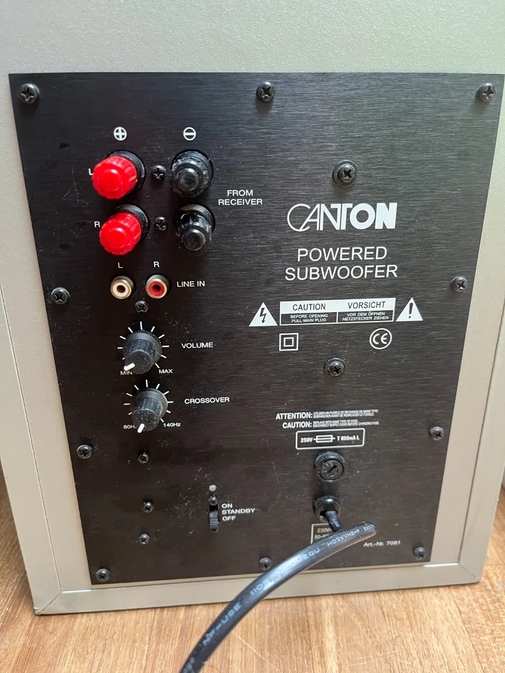 Canton MX 5.1 Lautsprechersystem mit aktivem Subwoofer AS 10 - Bild 3 von 4