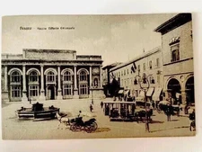 PESARO PIAZZA VITTORIO EMANUELE FP horse-drawn bus