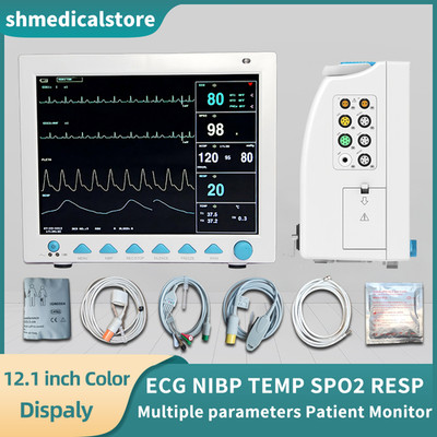 CMS8000 12.1'' Big Screen Multi-Patameter Patient Monitor ICU Vital Sign Monitor