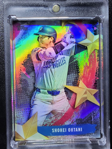 Shohei Ohtani ⚾️HOLO⚾️ REFRACTOR CARD🔥 RARE🔥SSP🔥DODGERS 🔥INVESTMENT🔥