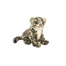 HANSA Snow Leopard Cub Plush Toy 18cm Realistic Stuffed Animal BH6356