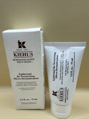 Kiehl's ~ Epidermal Re-Texturizing Micro Dermabrasion~2.5 Fl oz~NIB