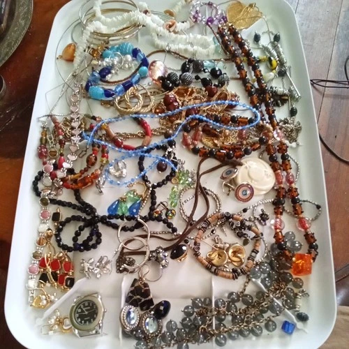 Vintage Costume Jewelry Junk Drawer Lot