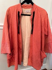 Vintage Evelyn Pearson Quilted Lounging Robe Coral