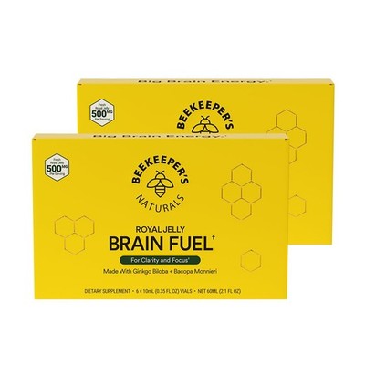 Beekeepers Naturals B.LXR Brain Fuel - Memory, Focus and Clarity Liquid Formu...