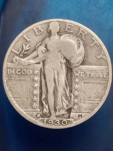 1930-S STANDING LIBERTY QUARTER VERY GOOD 25C SILVER PHILADELPHIA