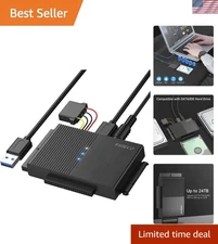 Dual Port USB 3.0 Adapter for HD/SSD – Perfect for Gaming & Backup Solutions