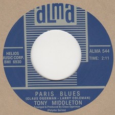 Tony Middleton Paris Blues Alma Soul Northern Motown